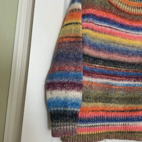 Cinq à Sept Multicolor Striped Sweater - Picture 5 of 10